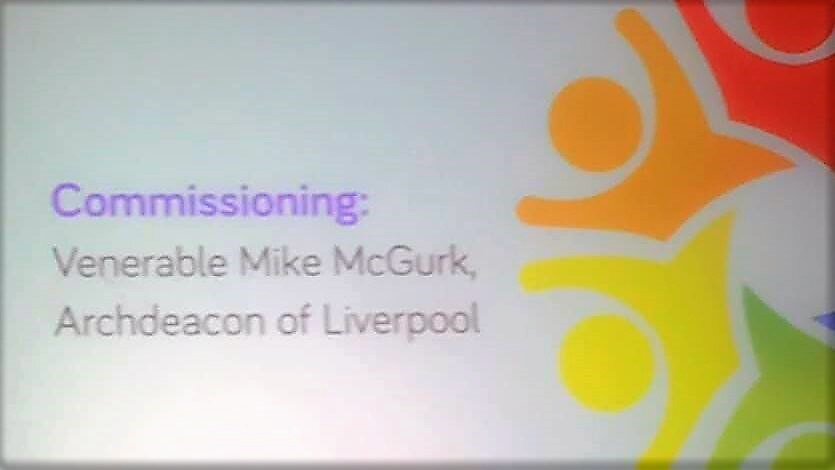  After the story-telling, Archdeacon of Liverpool Mike McGurk commissioned Kieran as Missional Leader for the Open Table network of six communities in the Diocese of Liverpool 