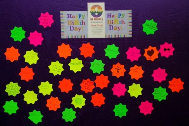  Stars depicting what Open Table means for each of those present 