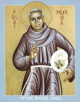  Icon of Fr Mychal Judge by Bro Robert Lentz OFM 