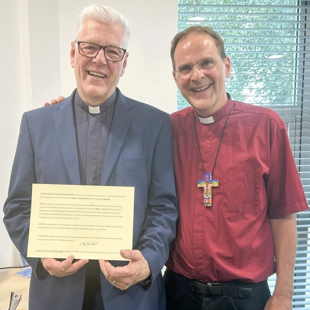 Former Co-Chair begins new LGBTQIA+ chaplaincy role