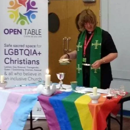  Revd Rowan Williams, chaplain at the University of York, led the celebration of the Eucharist 