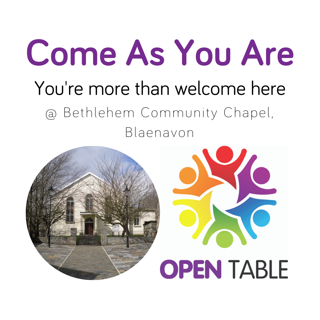 Come as you are - Open Table community consultation meeting