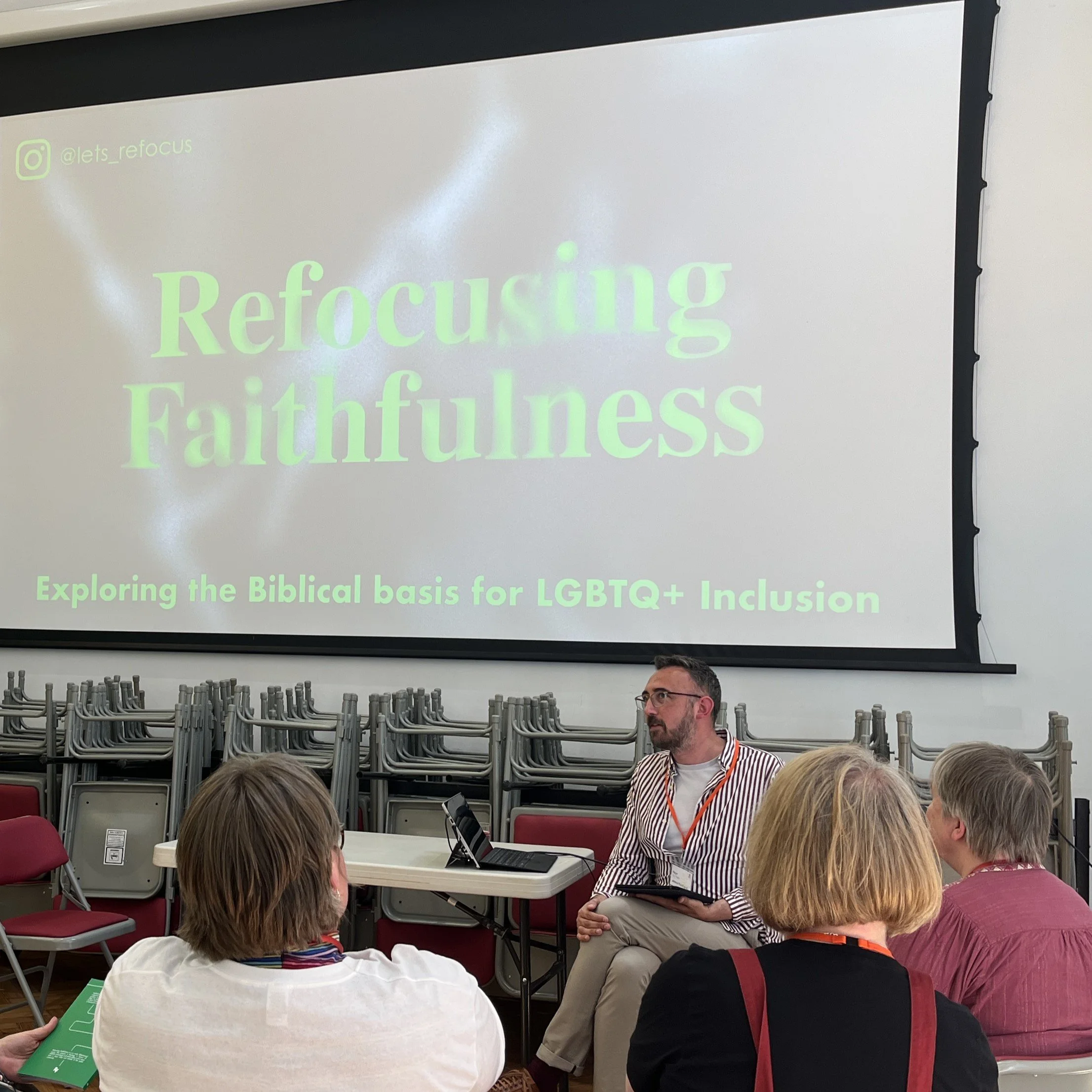 Peter Russell from St Mary’s London hosting a breakout group at the Open Table Network national gathering in Cambridge on Saturday 10th June 2023. Peter is also a member of the team at our partner, the Two:23 Network .