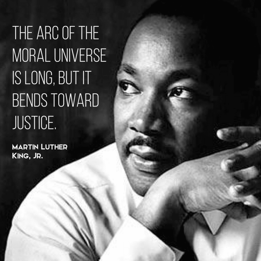 Martin Luther King Jr and the quotation which inspired the theme for LGBT+ History Month