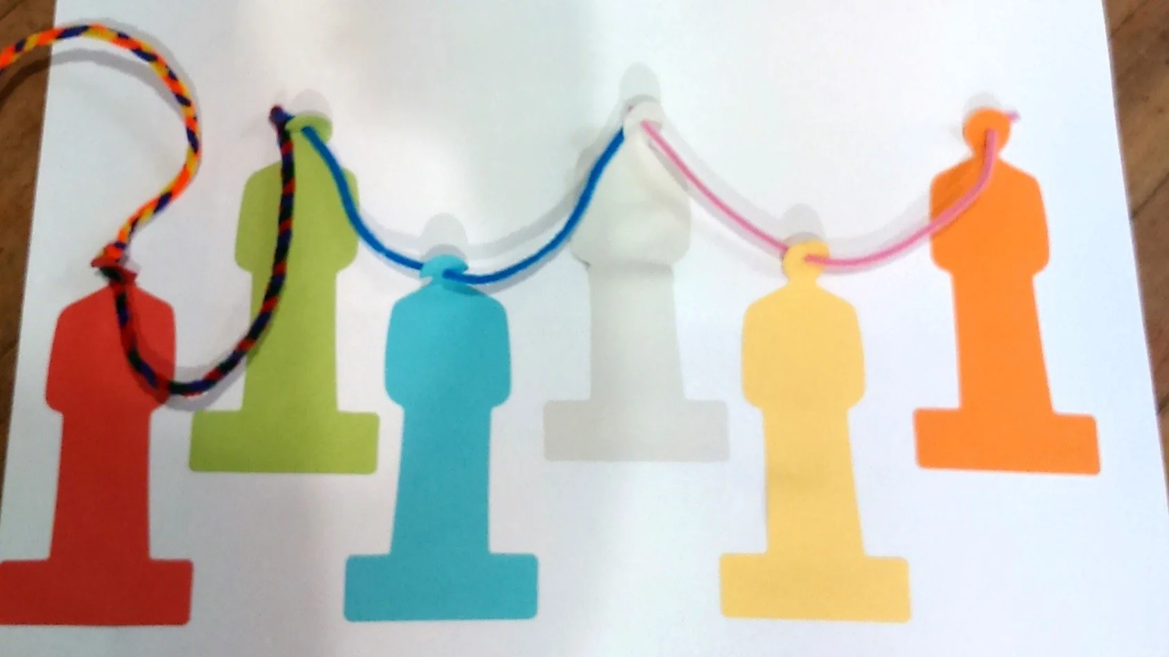  A third group showed a row of people spread out across the land, connected together like pylons, linked ‘power lines’ of shared values. 