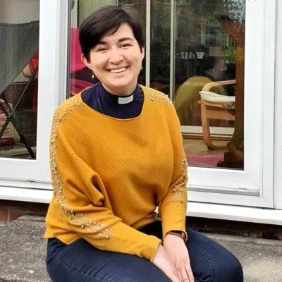  Revd Poppy Thorpe, Vicar of  All Saints and St Frideswyde  (ASSF), Crosby, home of the  Open Table Sefton community , who preached at the  Open Table Liverpool  communion service on Sunday 17th September 2023. 