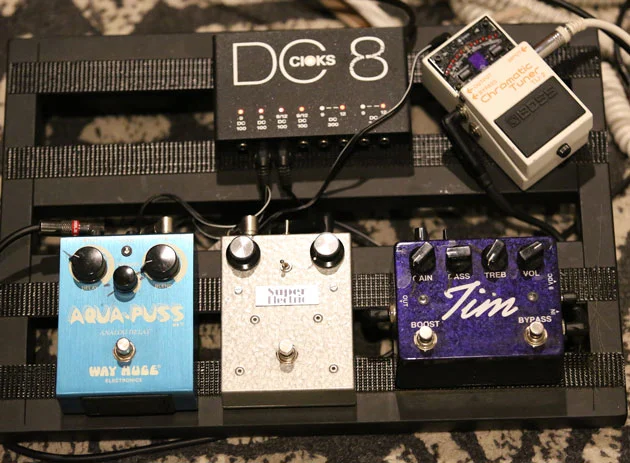 Super Electric Buzztone featured in Premier Guitar mag Rig Rundown (C.W. Stoneking)