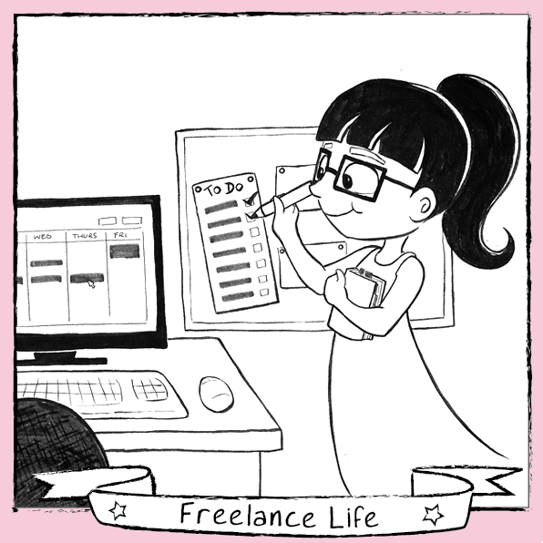 Inktober Day 4 - Getting Organised