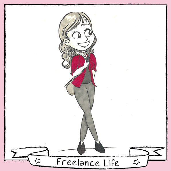 Inktober Day 8 - Dressed up smart to meet a client