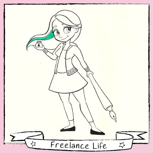 Inktober Day 1 - Collaboration with Mair Perkins