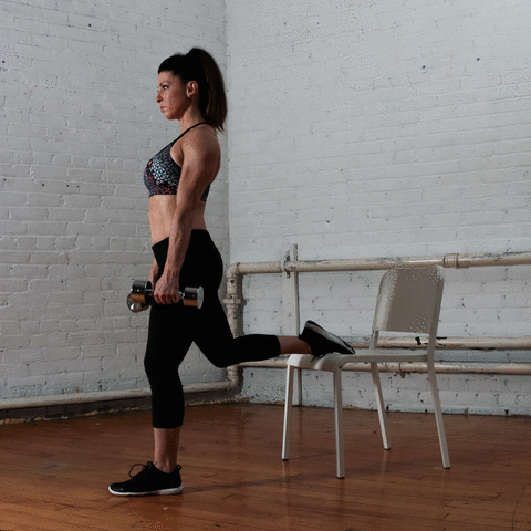 Weighted Bulgarian Split Squat