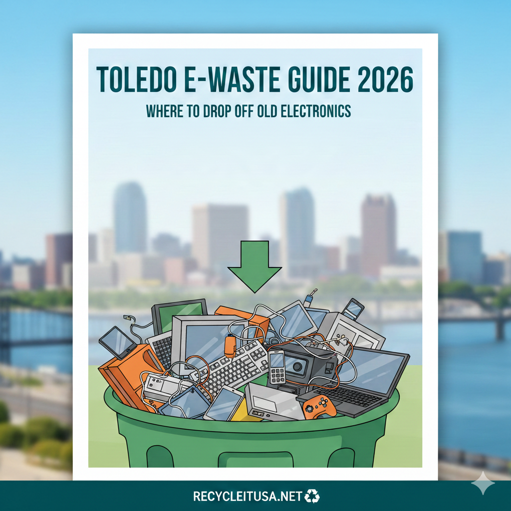 Toledo E-Waste Guide 2026: Where to Drop Off Old Electronics