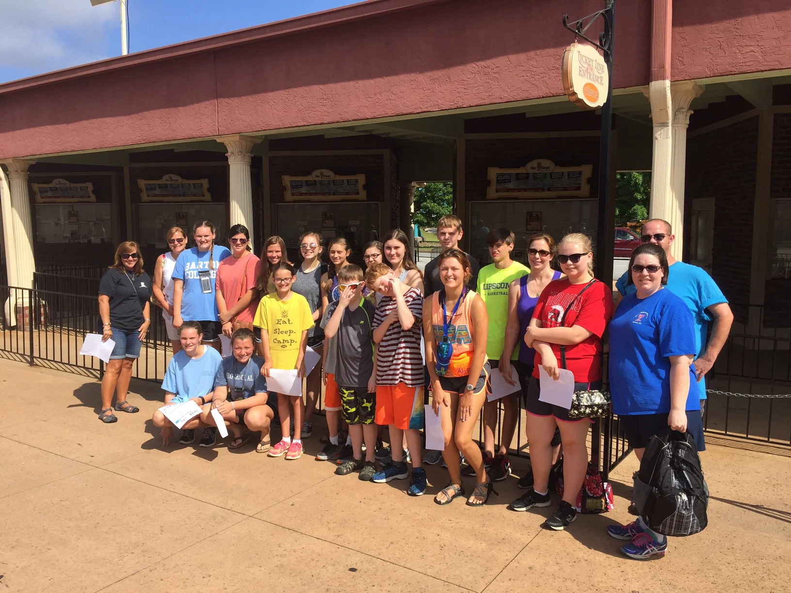 Youth Six Flags over Georgia trip.