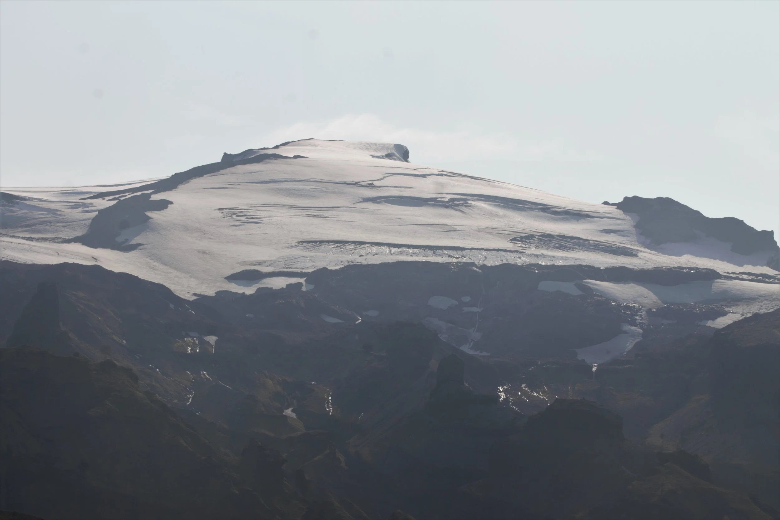 The top of Eyjafjallajokull.