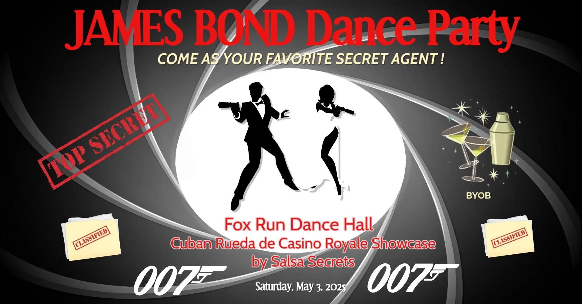 James Bond Dance Party