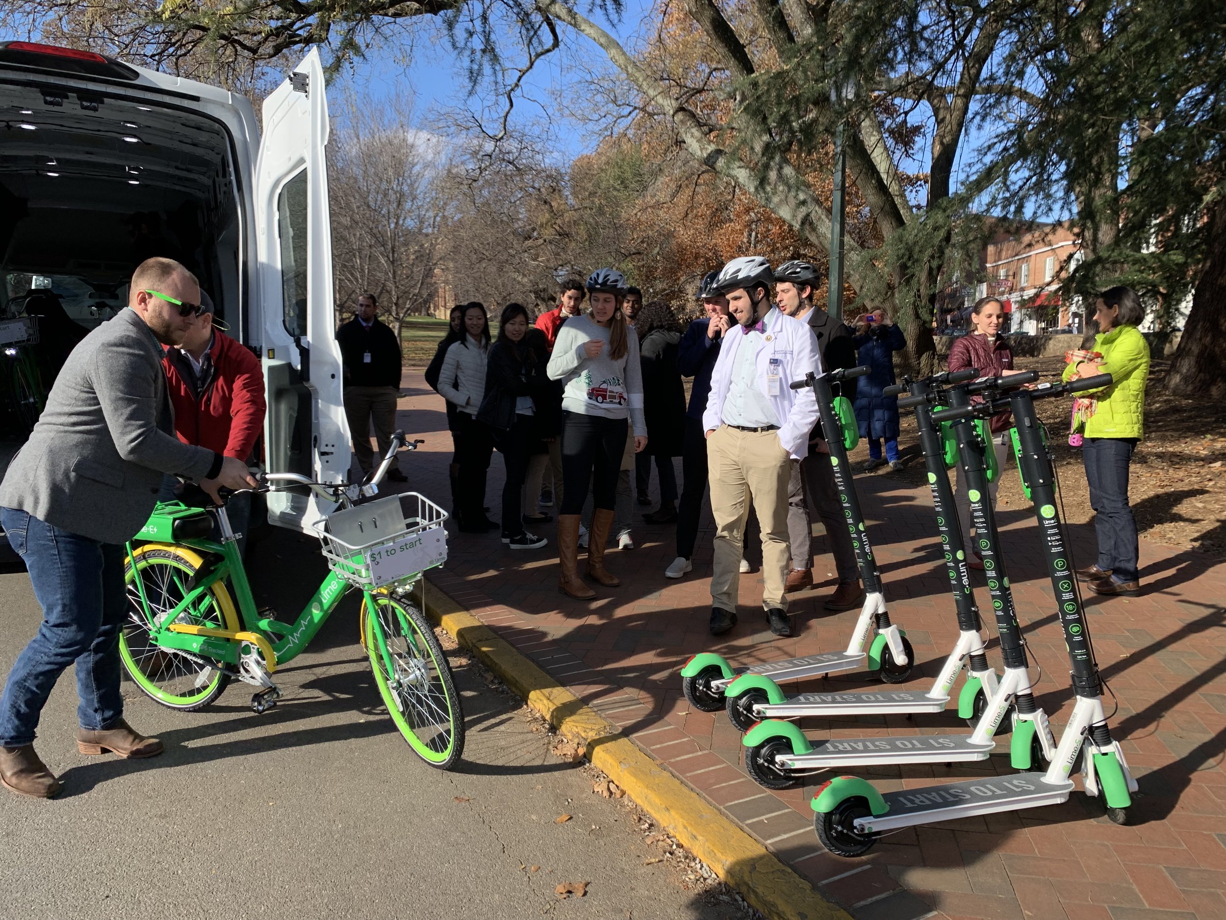 Working with Lime Scooters