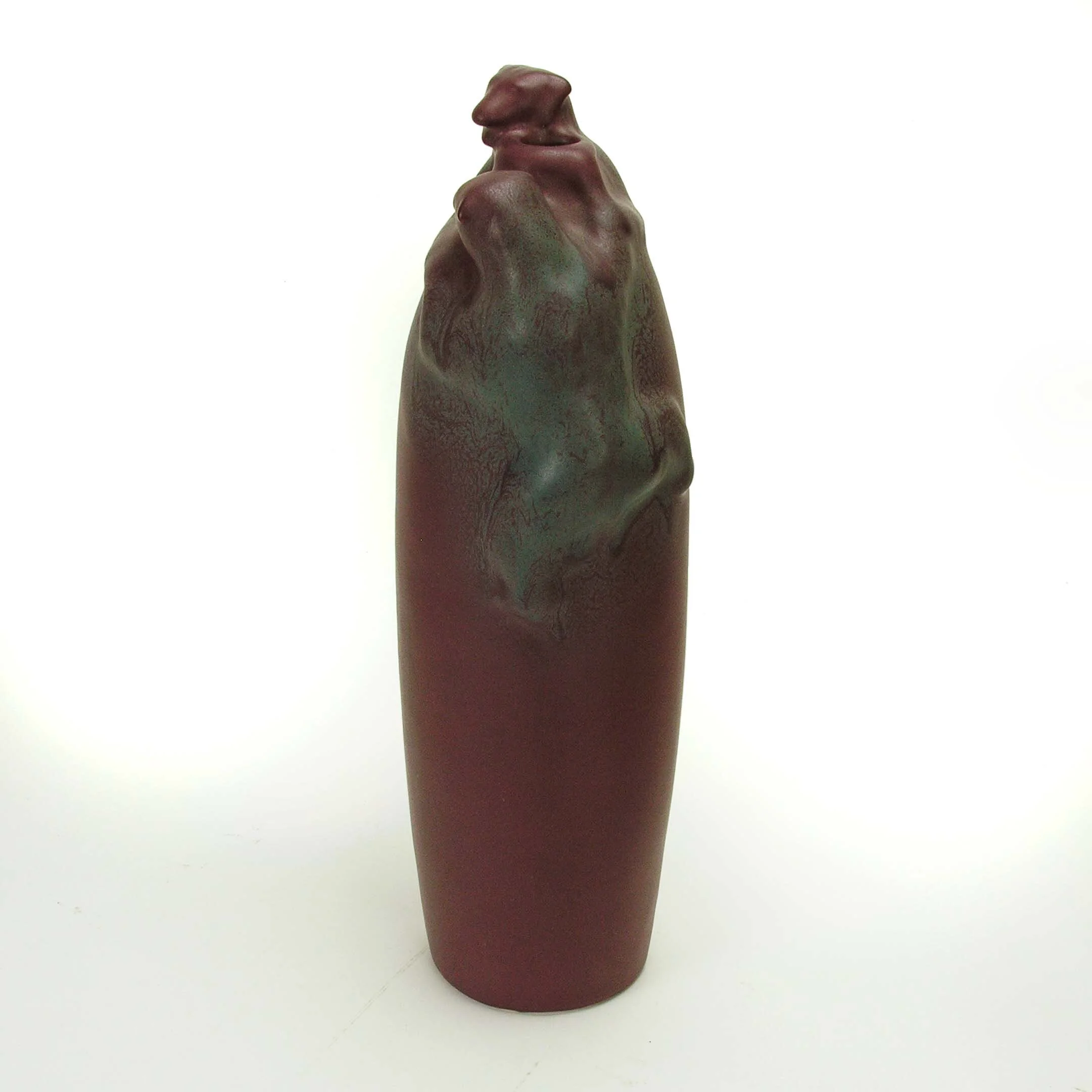 Van Briggle Pottery bears vase — JMW Gallery display picture 1