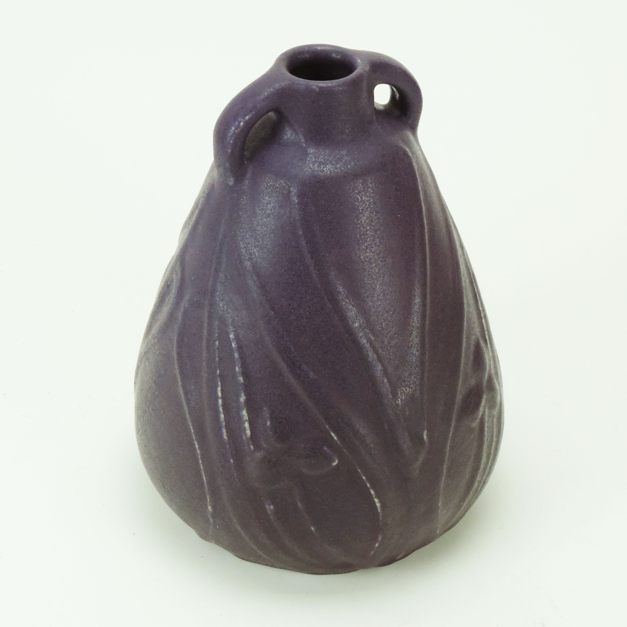 VanBriggle-Pottery-1903-spiderwort-2 handle-purple-vase-8-75in-shape-182-C.jpg