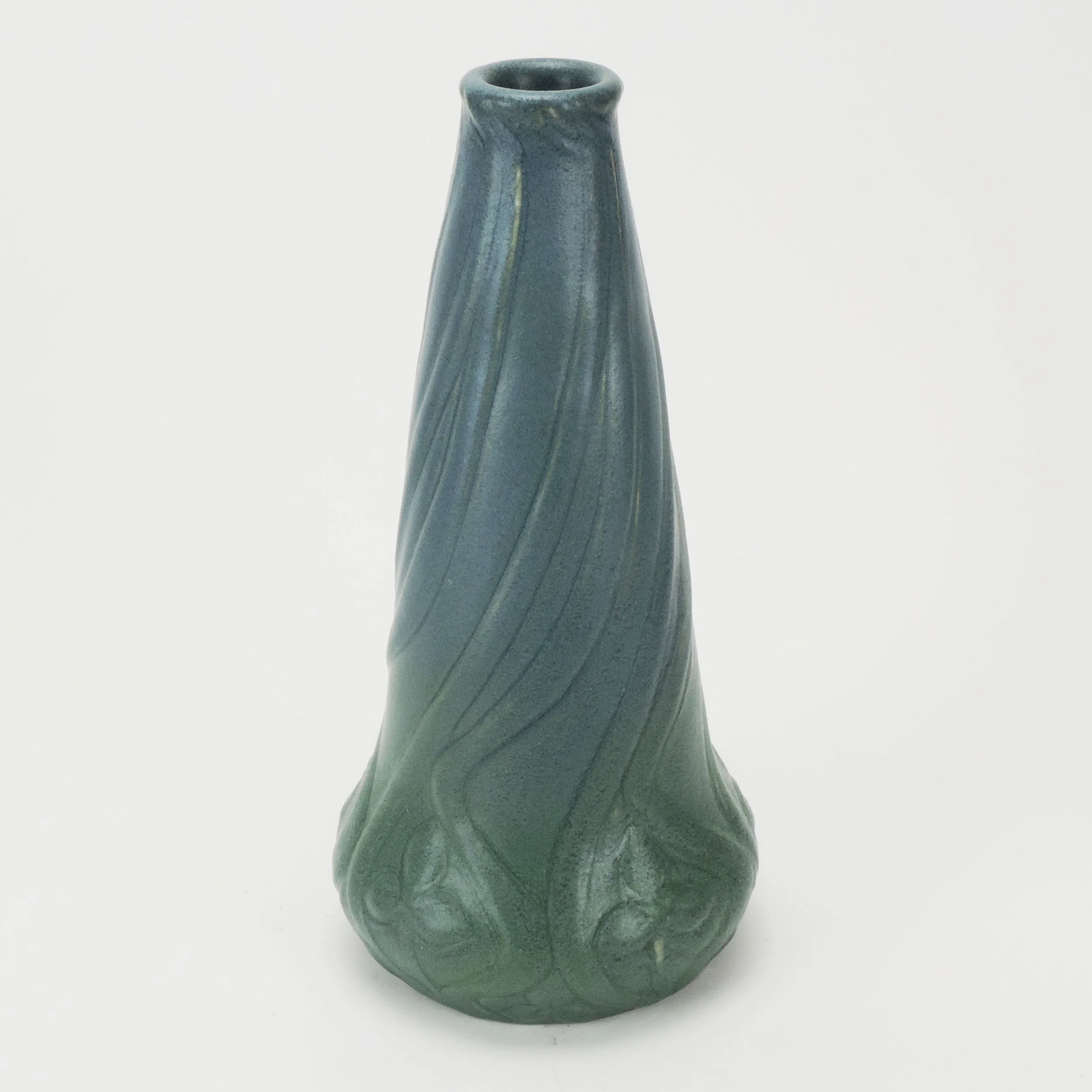 VanBriggle-Pottery-1903-spiderwort-leaves-blue-green-12in-vase-shape-166-B.jpg