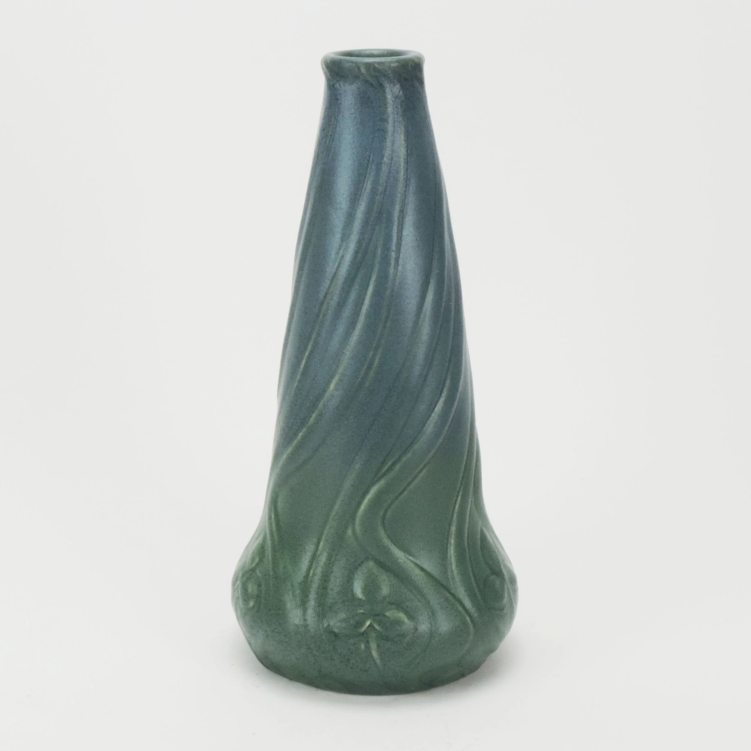 VanBriggle-Pottery-1903-spiderwort-leaves-blue-green-12in-vase-shape-166-A.jpg