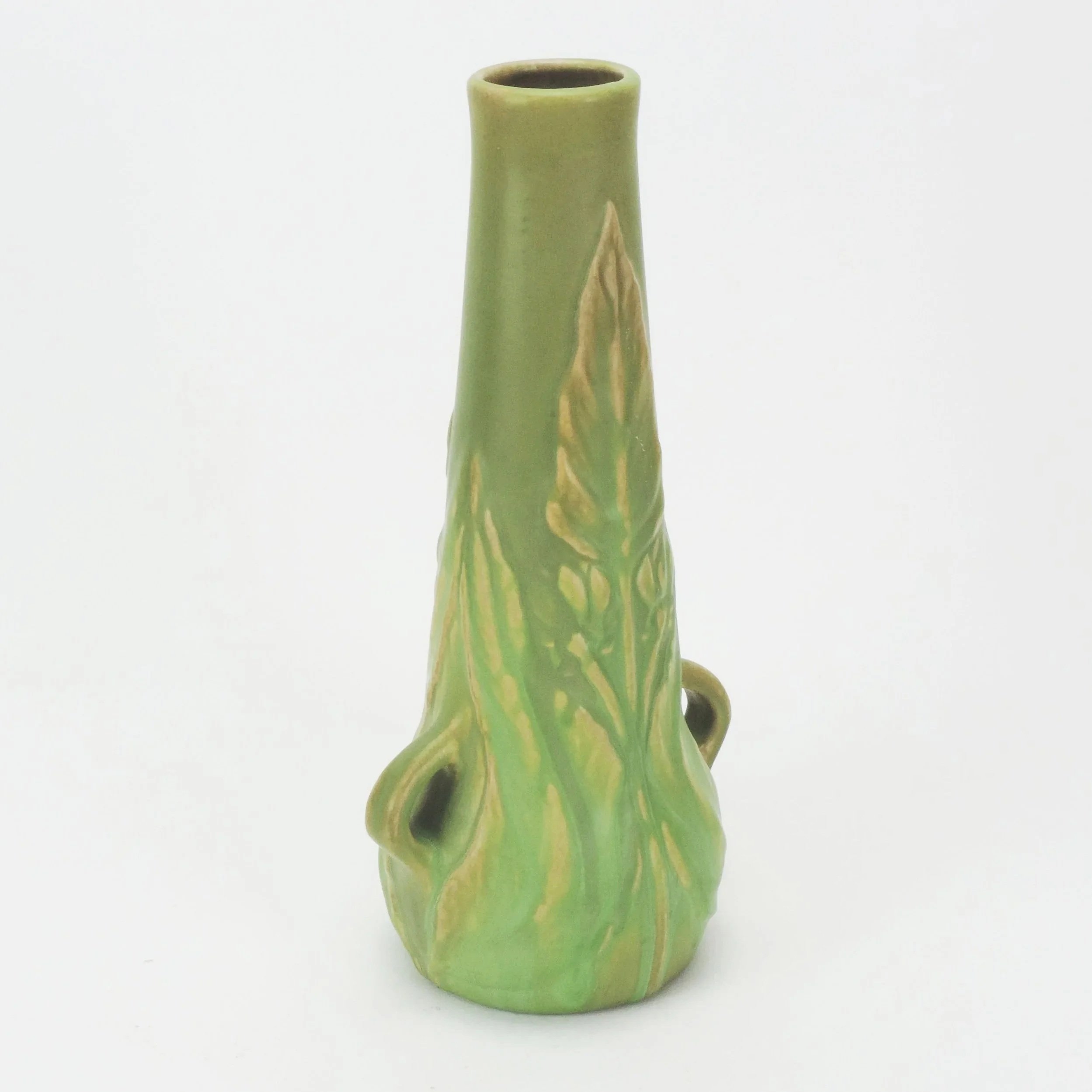 VanBriggle-Pottery-1904-stylized-leaves-2%2Bhandle-green-13-18in-vase-shape-170-B.jpg