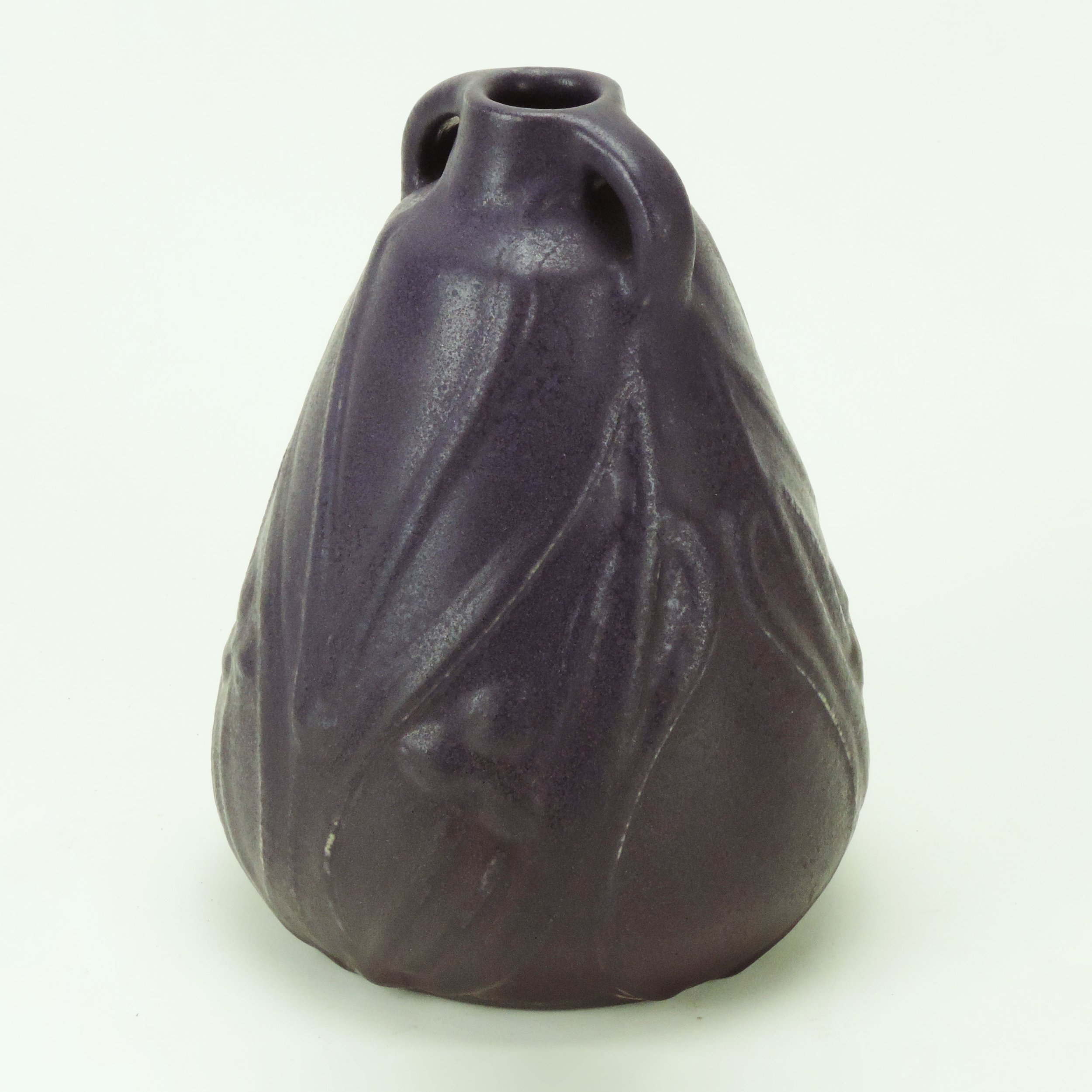 VanBriggle-Pottery-1903-spiderwort-2 handle-purple-vase-8-75in-shape-182-B.jpg