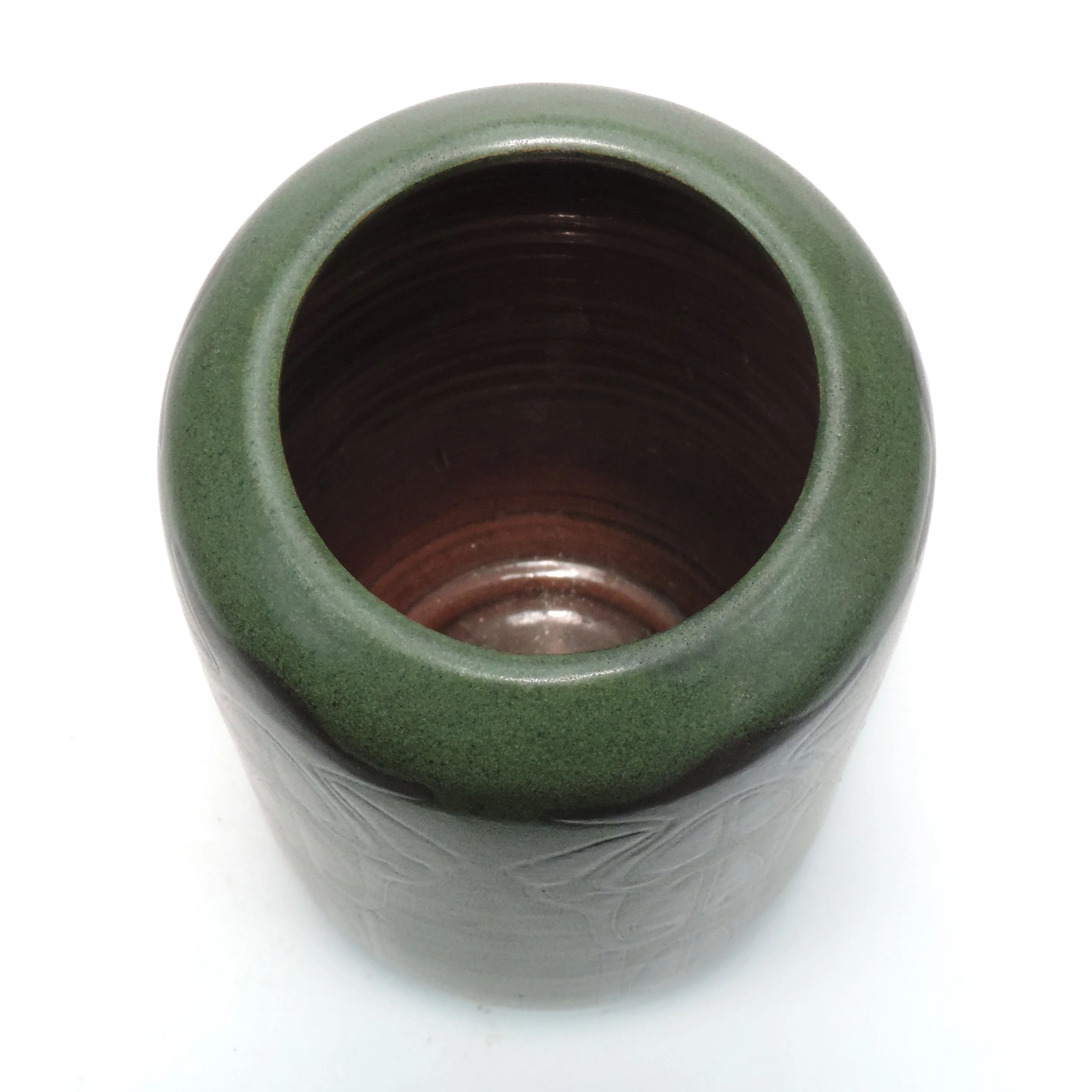 Marblehead-Pottery-MT-9-5in-green-black-art-nouveau-design-cylinder-vase-D.jpg