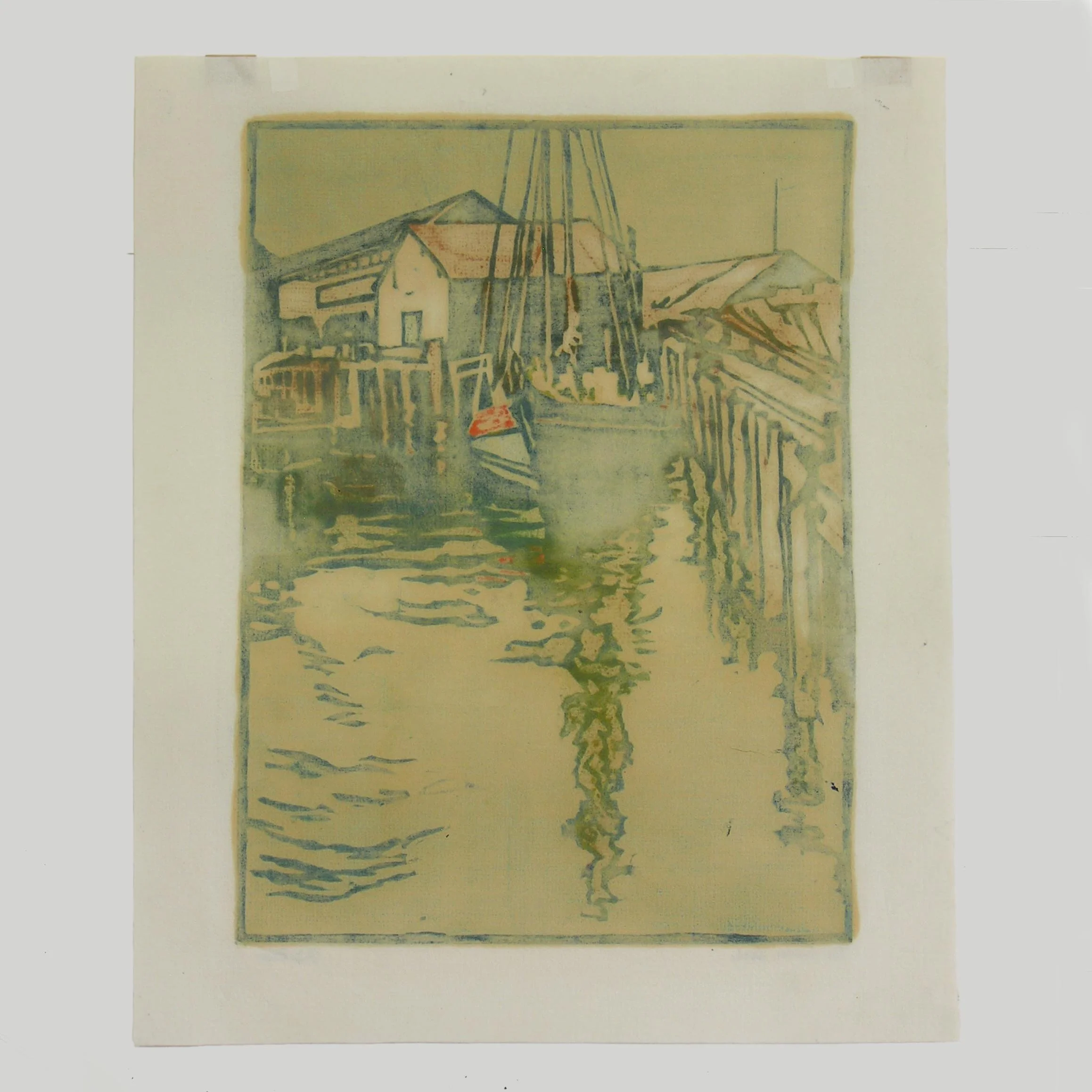 William-Rice-Block-Print-The-Lumber-Dock-9x12in-sheet-12x14-5in-B.jpg