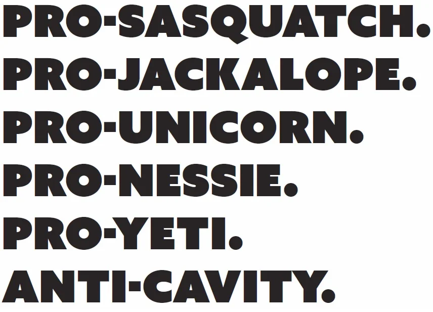 The back's still going to have our logo, so our critics can associate this radical political stance with our office and direct any boycott campaigns appropriately.