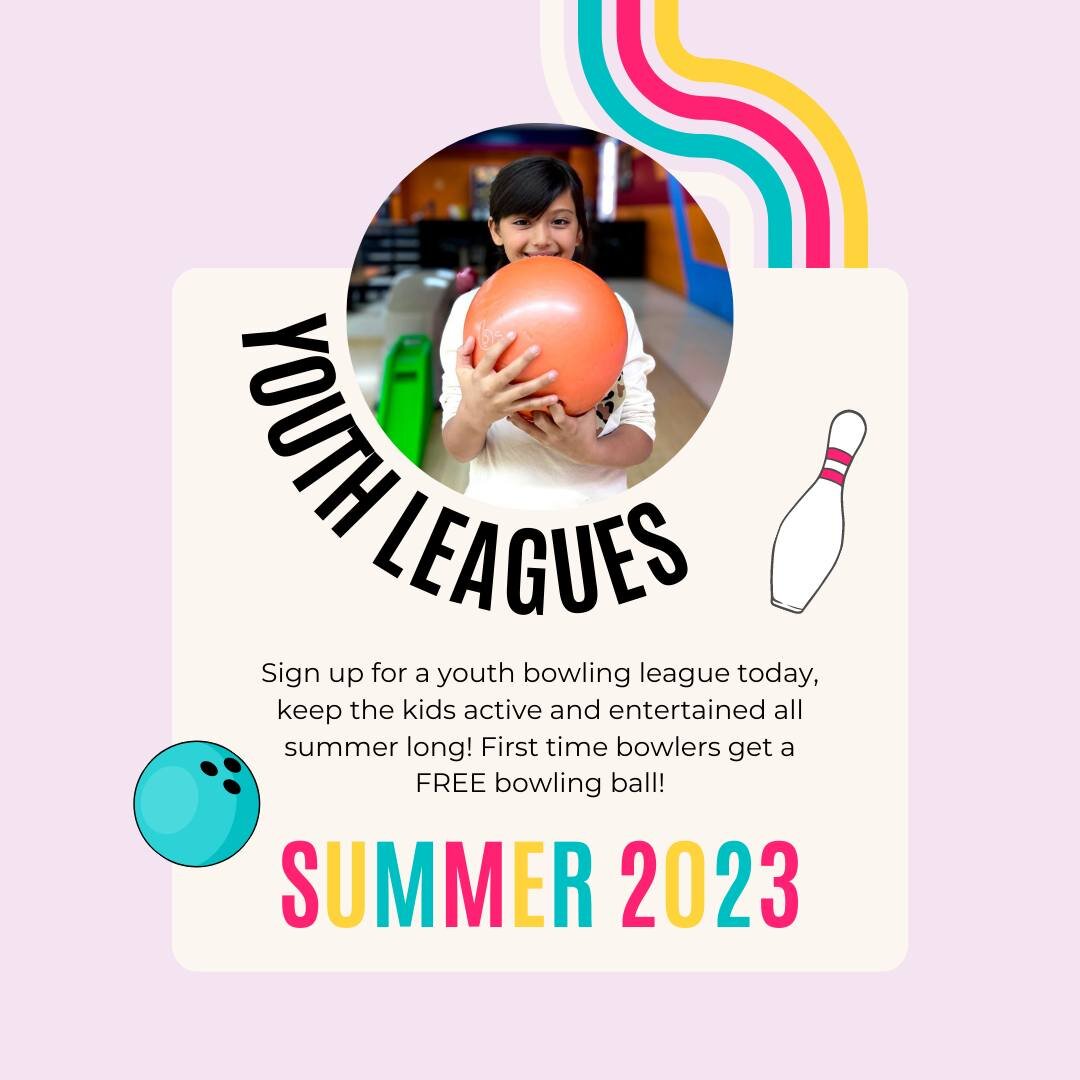 Our youth leagues provide a way for kids of all ages to socialize, build sportsmanship skills, and improve physical fitness! Plus, we have pizza parties and trophy ceremonies at the end of the season! 🍕🏆

Youth league start dates:
🎳 Camarillo Bowl