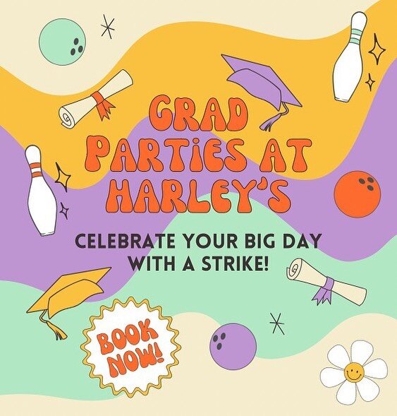 Need post grad celebration plans?🎓 Whether you&rsquo;re graduating elementary, middle, high school, or college and beyond, we&rsquo;ve got you covered with a great way to celebrate at three different locations! Check out Harley&rsquo;s Camarillo, Si