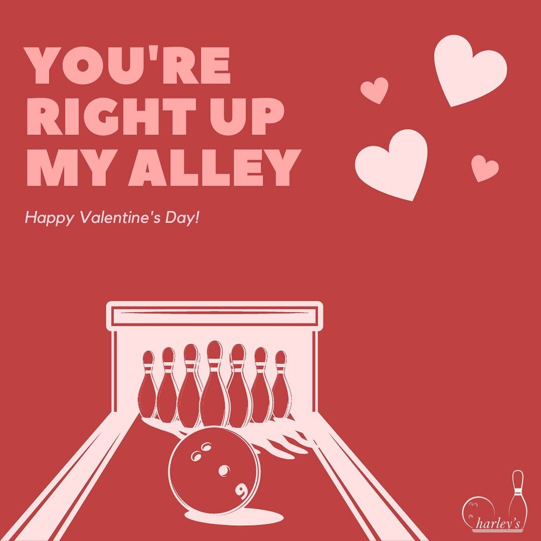 Happy Valentine&rsquo;s Day from all of us at Harleys Bowl! 💕