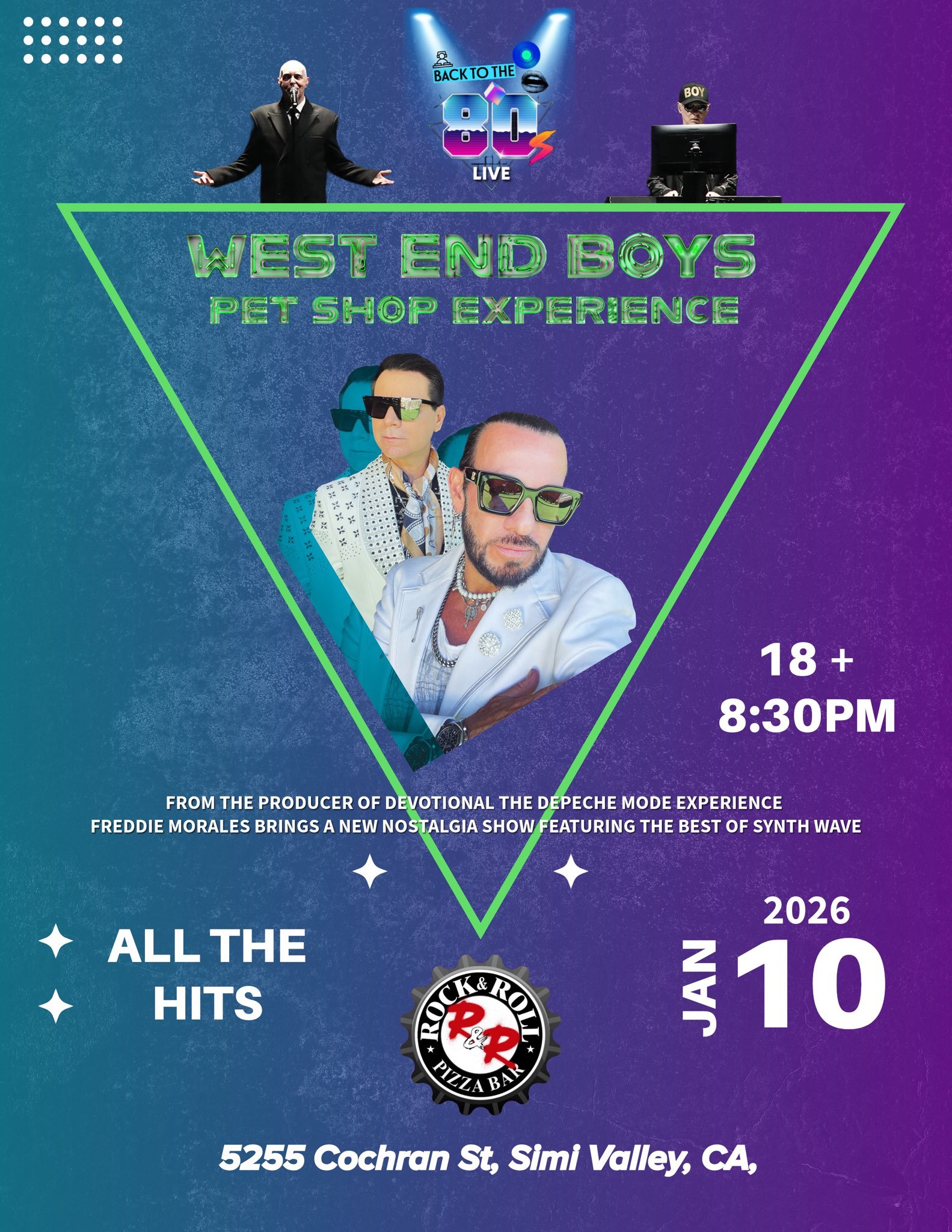 West End Boys, Pet Shop Experience