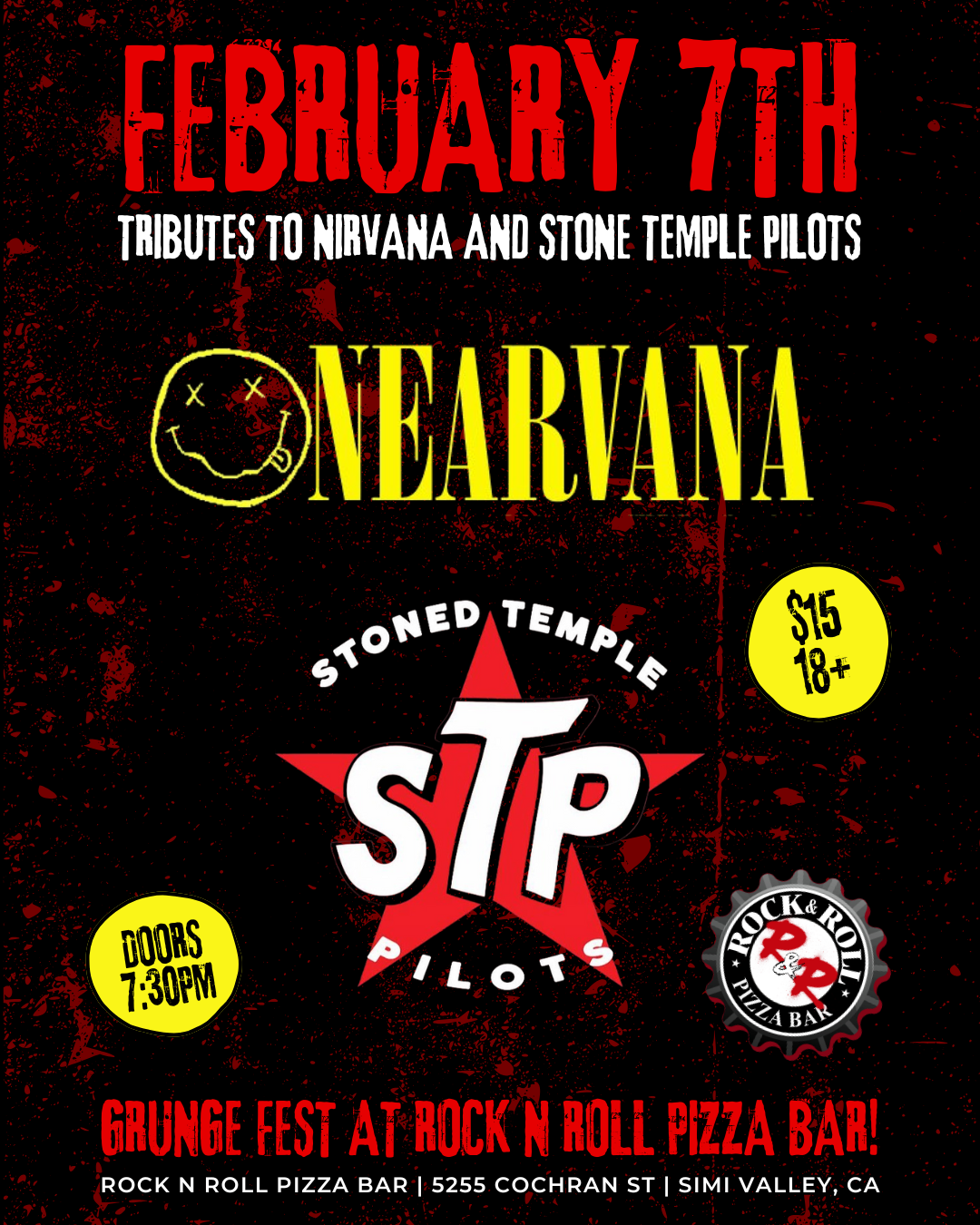 Nearvana &amp; Stoned Temple Pilots, Tributes to Nirvana &amp; Stone Temple Pilots