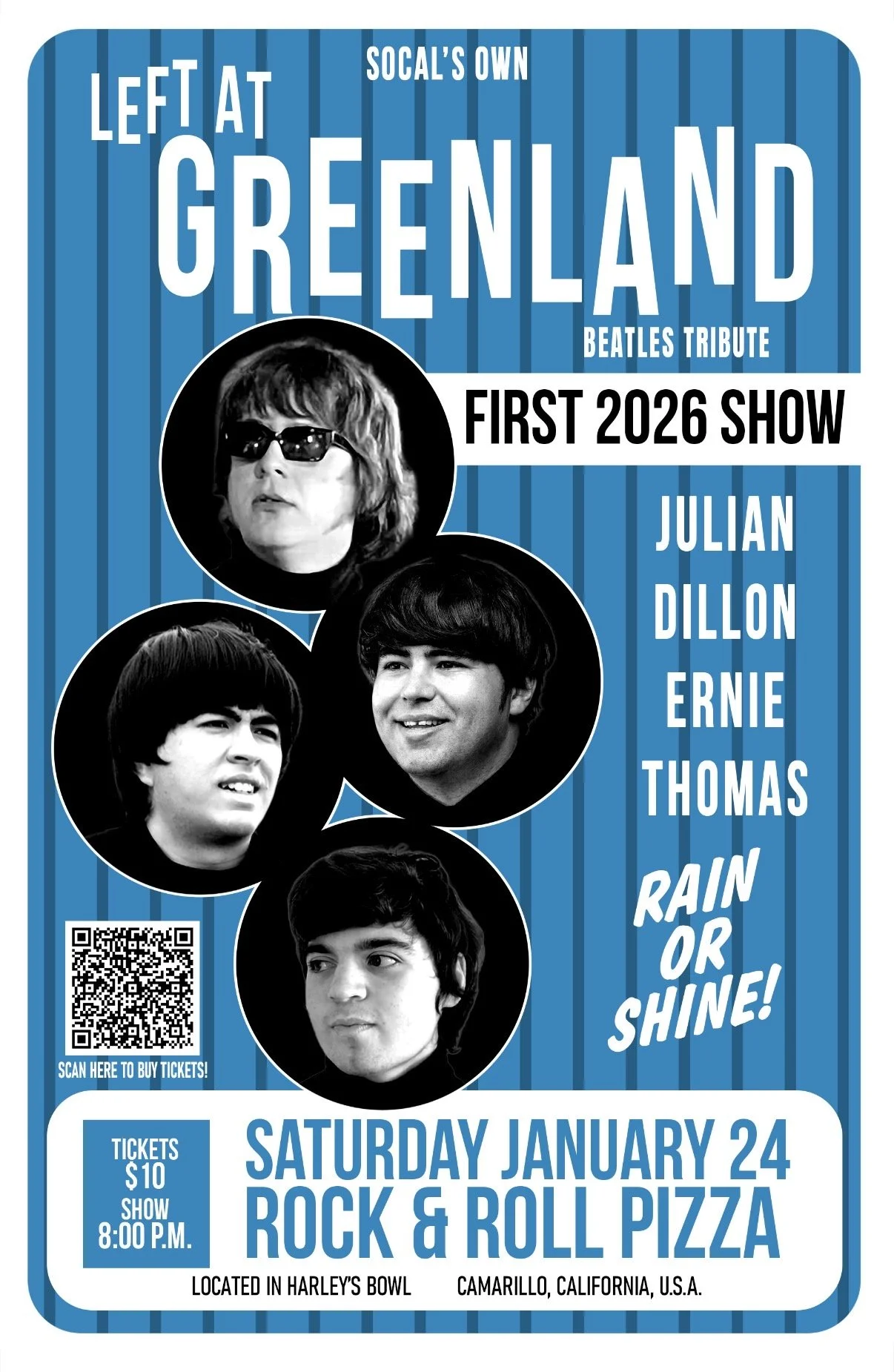 Left at Greenland, Beatles tribute band