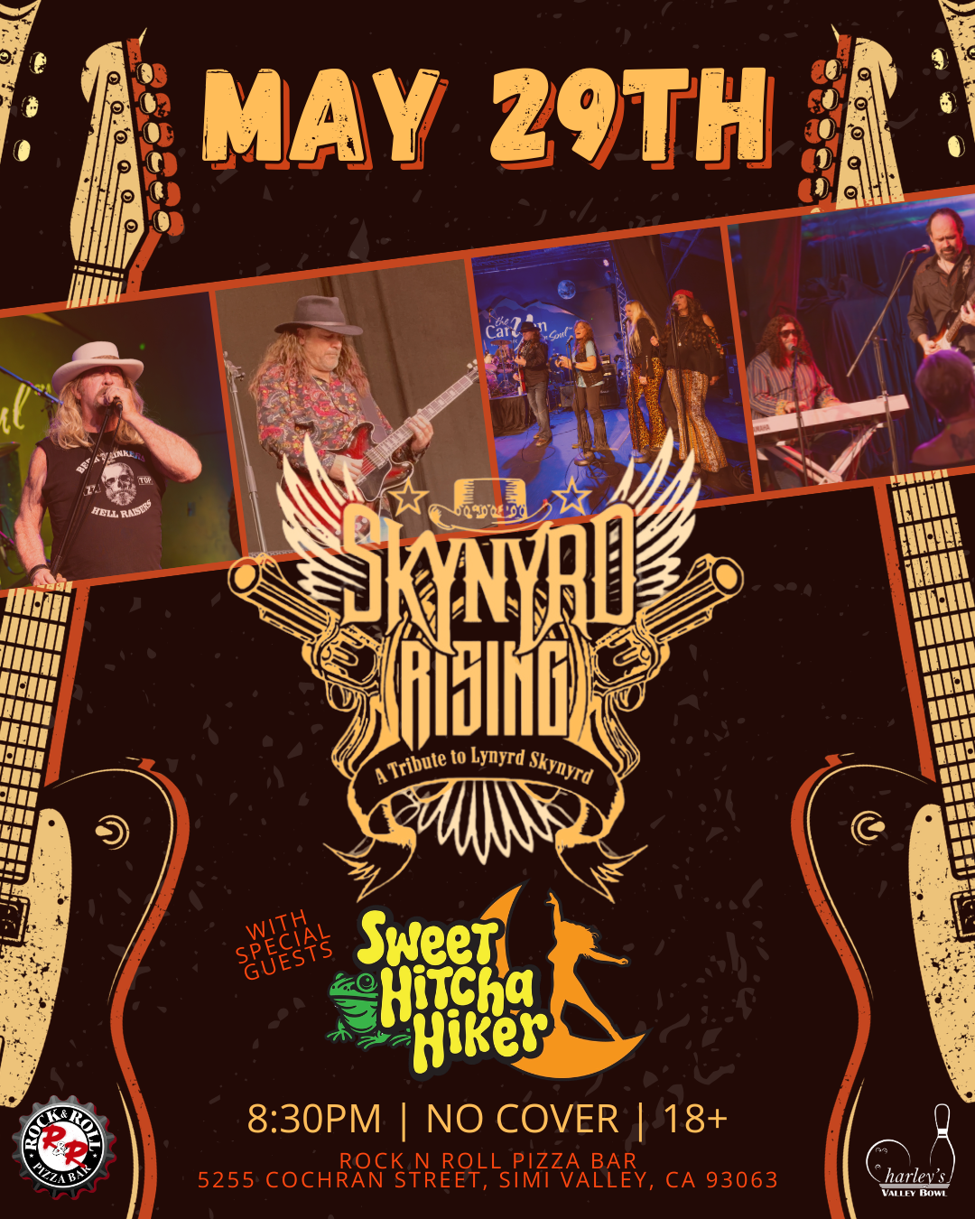 Skynyrd Rising &amp; Sweet Hitcha Hiker, Tributes to Lynyrd Skynyrd &amp; Creedence Clearwater Revival