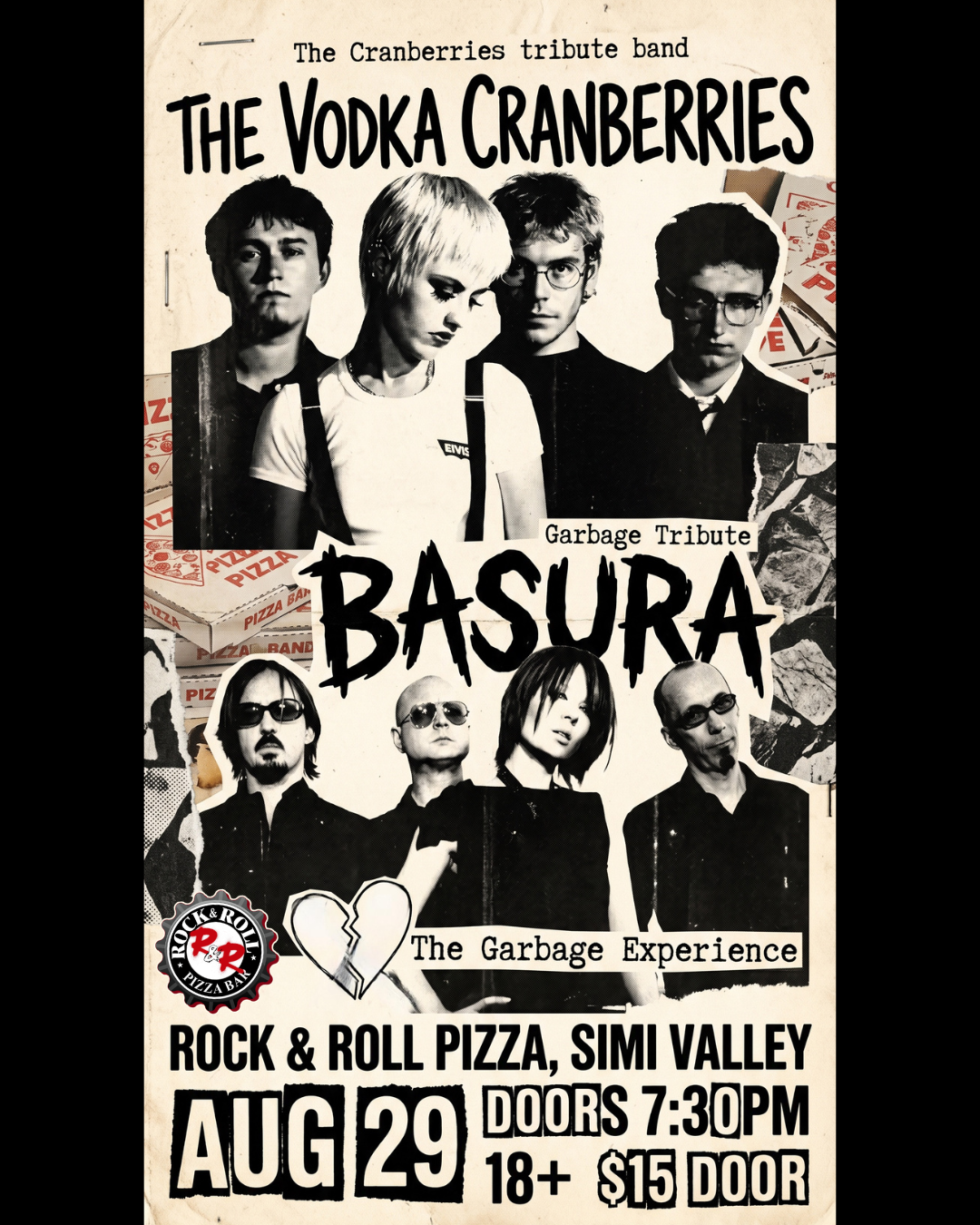 Vodka Cranberries &amp; Basura, Tributes to The Cranberries &amp; Garbage
