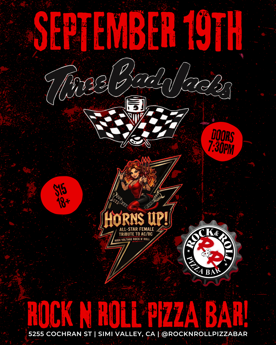 Three Bad Jacks &amp; Horns Up 