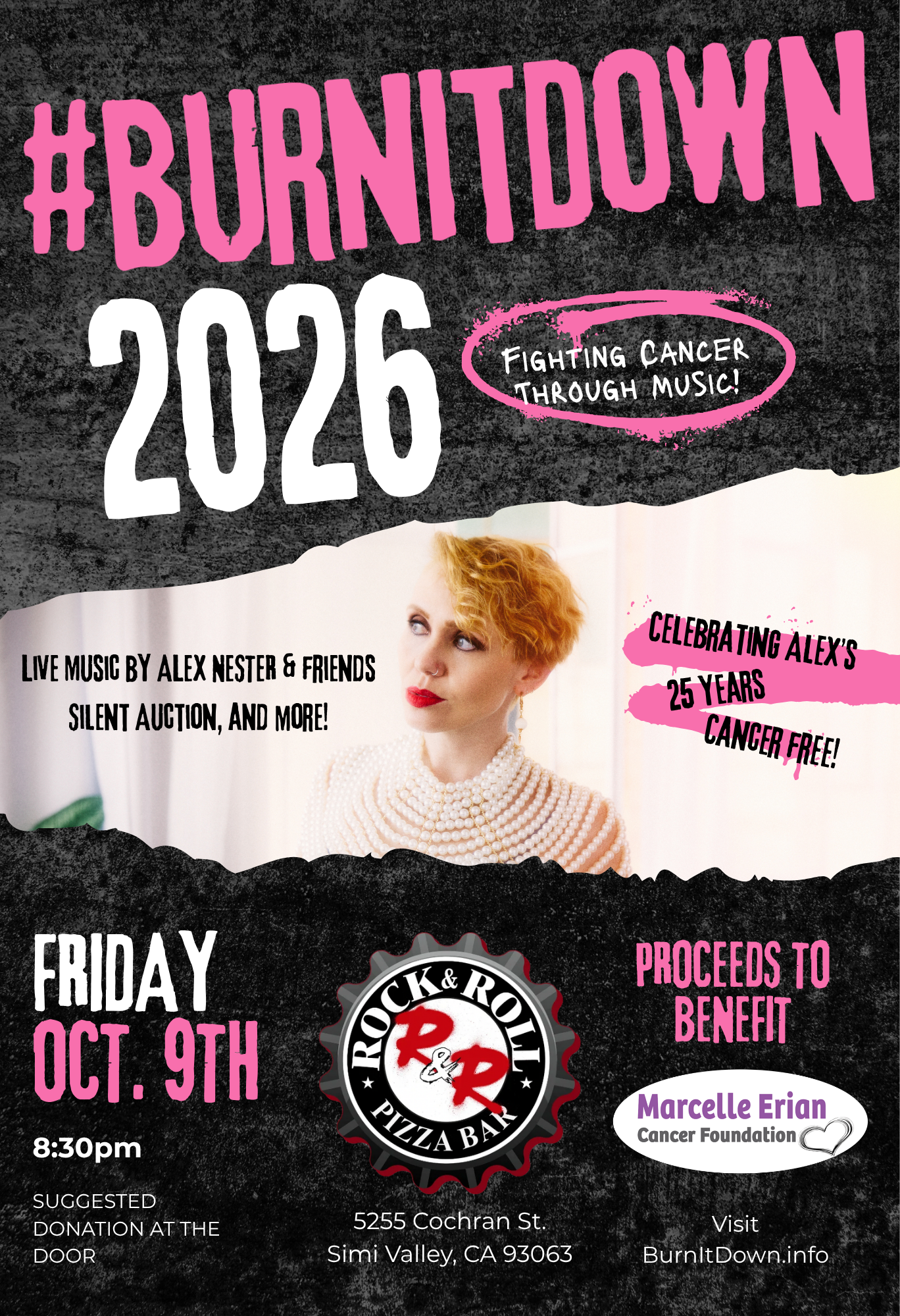 Alex Nester, Burn It Down 2026, Fighting Cancer Through Music
