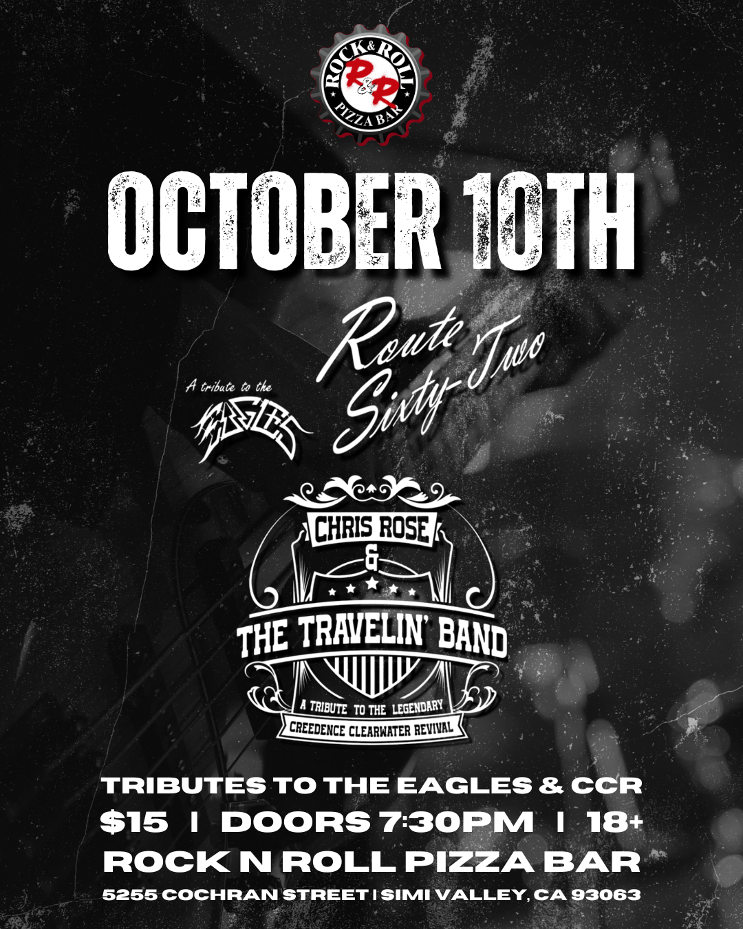 Route 62 &amp; Chris Rose &amp; The Travelin’ Band, Tributes to The Eagles &amp; Creedence Clearwater Revival