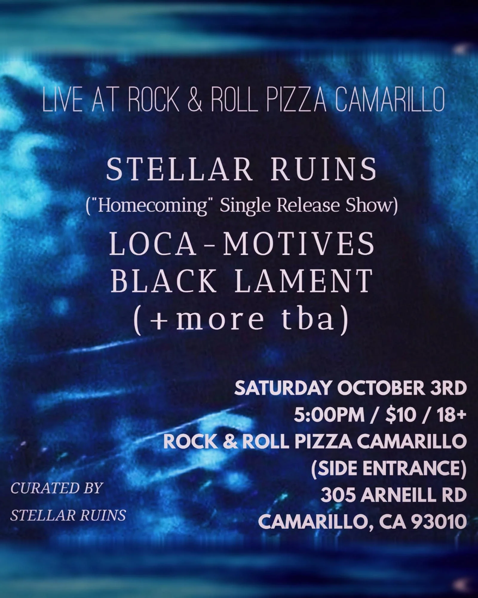 Stellar Ruins, Homecoming Single Release Show!