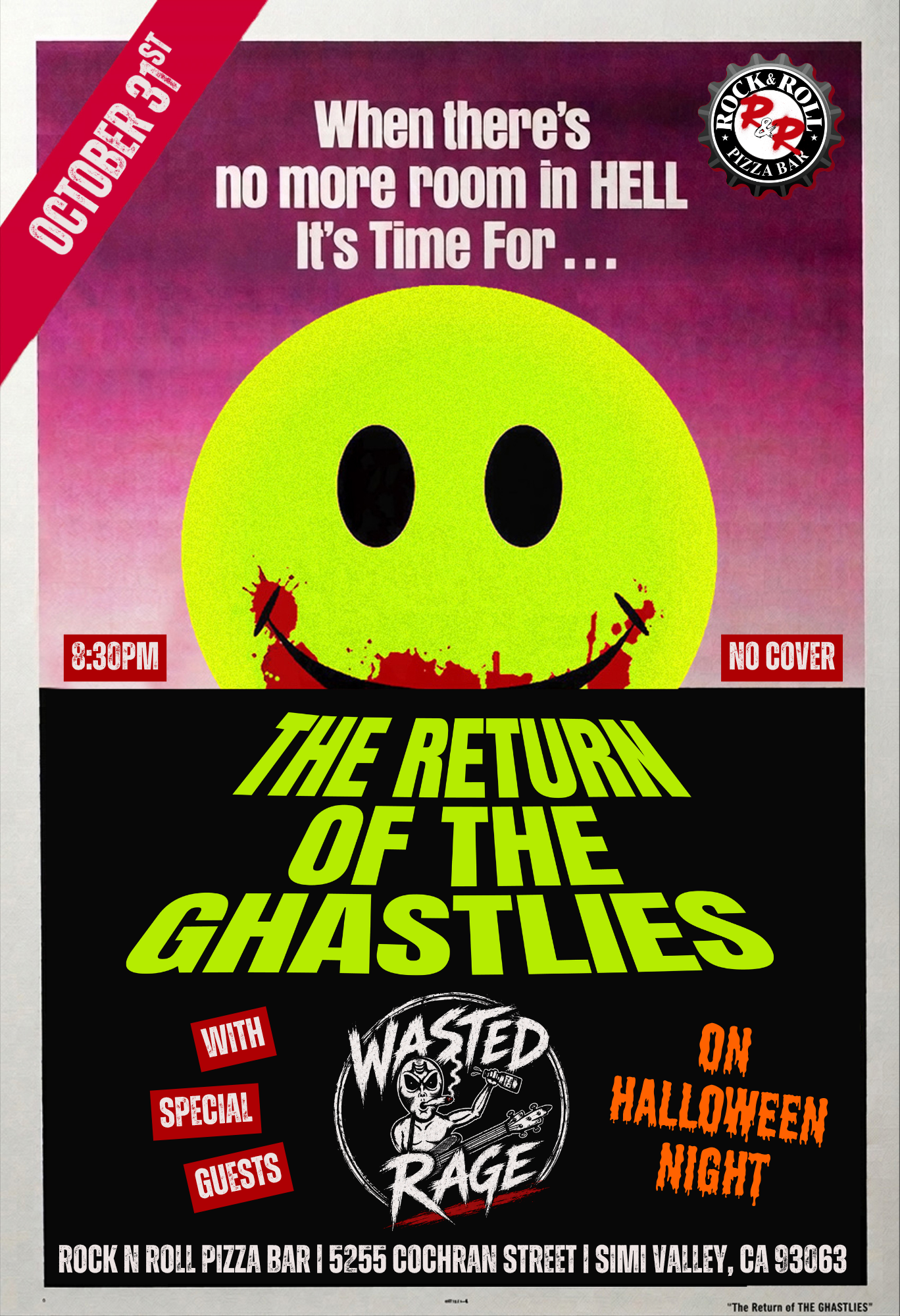 Halloween Show with The Ghastlies &amp; Wasted Rage
