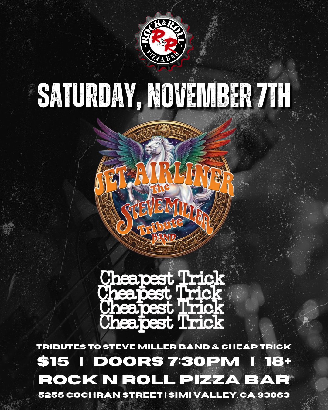 Jet Airliner &amp; Cheaper Trick, Tributes to Steve Miller Band &amp; Cheap Trick