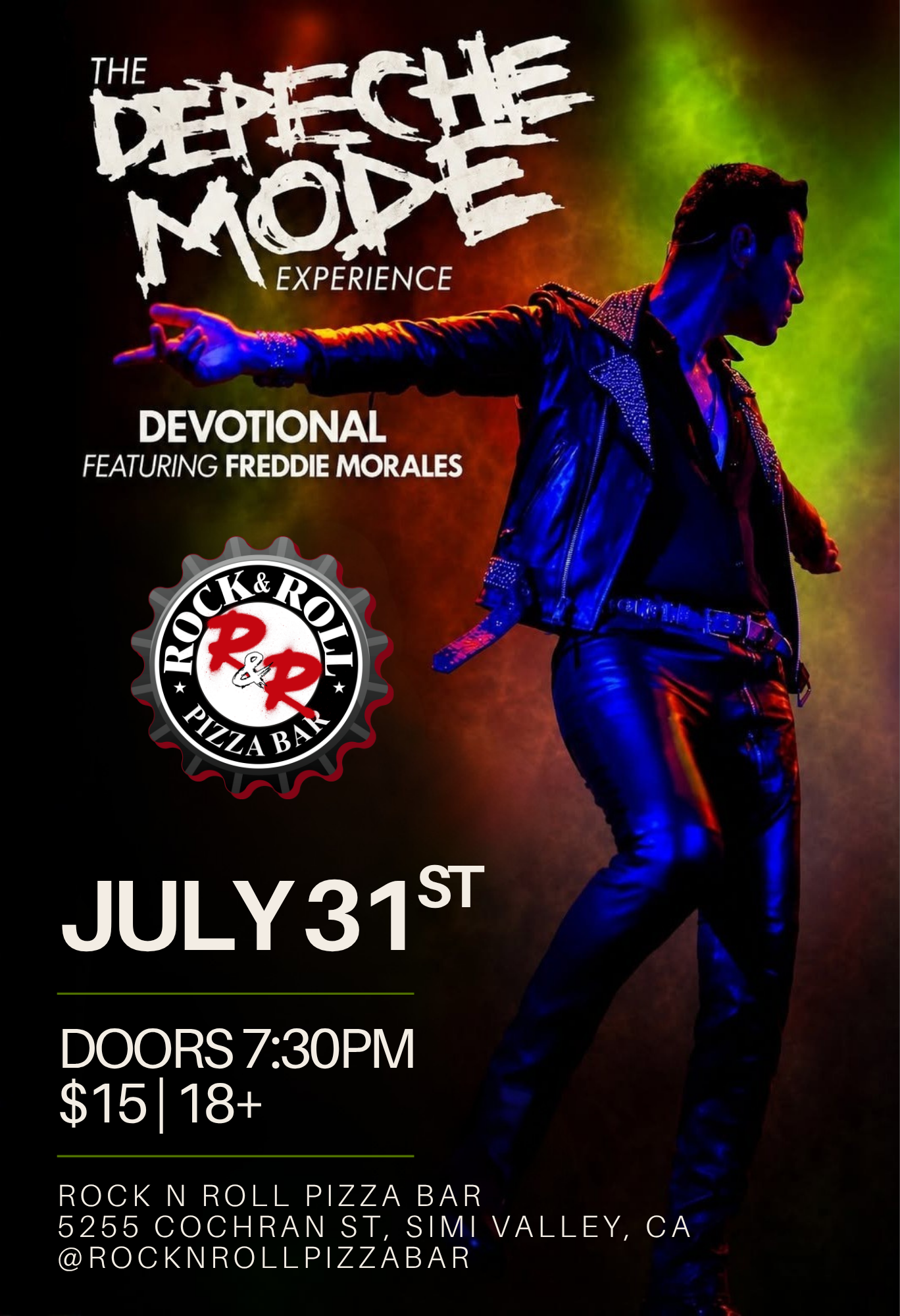 live music, bar, pizza, dancing and Rock N Roll Pizza Bar, Simi Valley