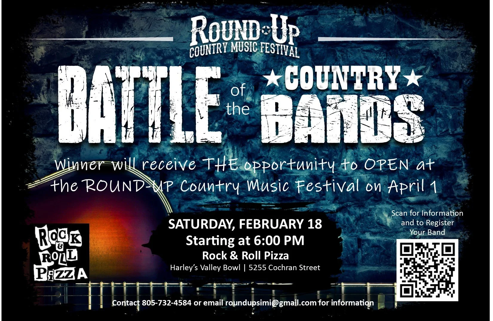Round Up Country Music Festival Battle of the Bands — harley's Bowl
