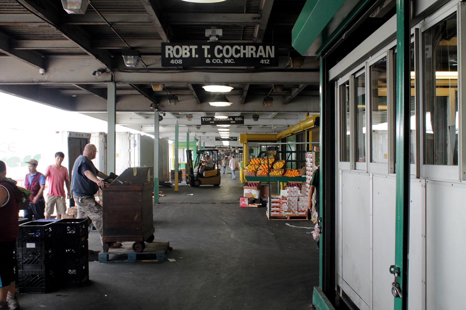 Front of Robt. T. Cochran market at Hunts Point Terminal Market