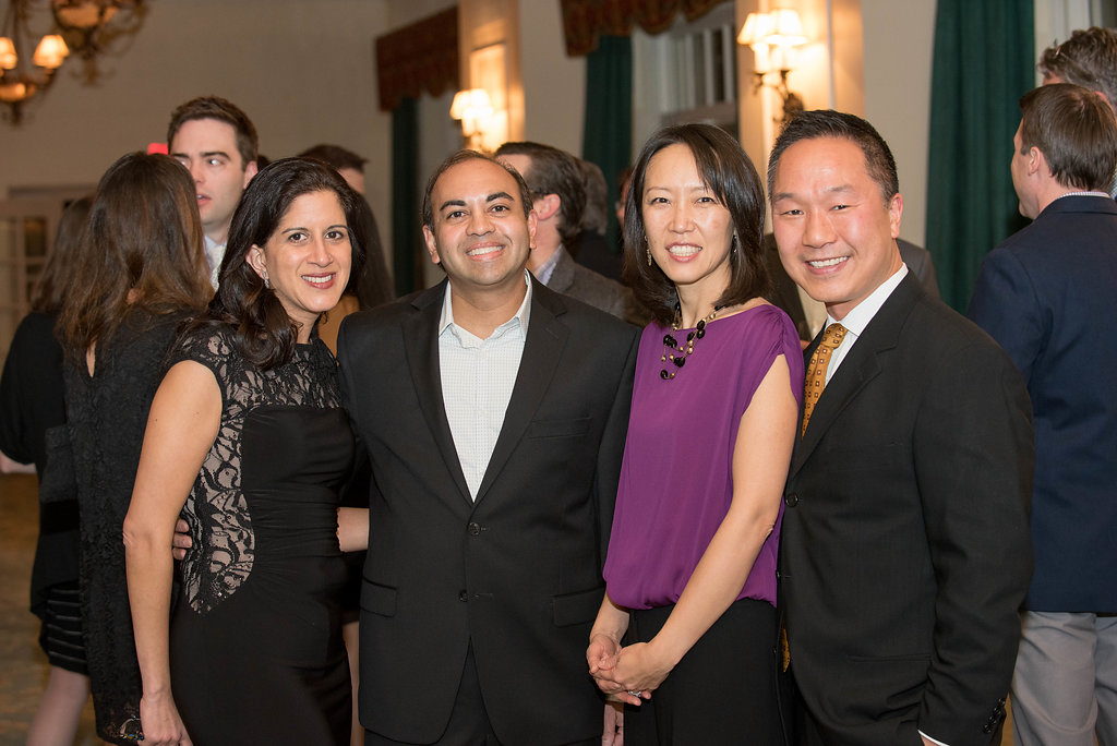 Dr. Amit Shah from Gastroenterology & Internal Medicine Specialists and Dr. Phillip Chung from Northshore Center for Gastroenterology appearing very pleased to be with their striking spouses. 