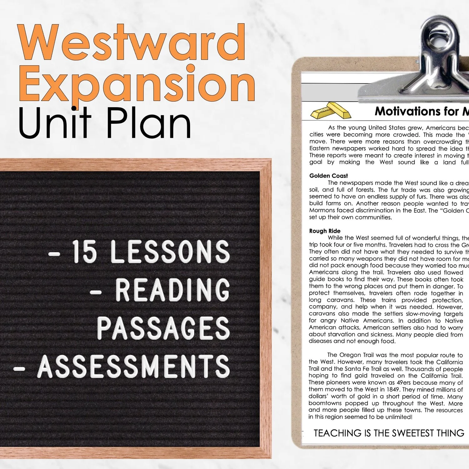 Westward Expansion — Teaching is the Sweetest | 4th & 5th Grade Lessons
