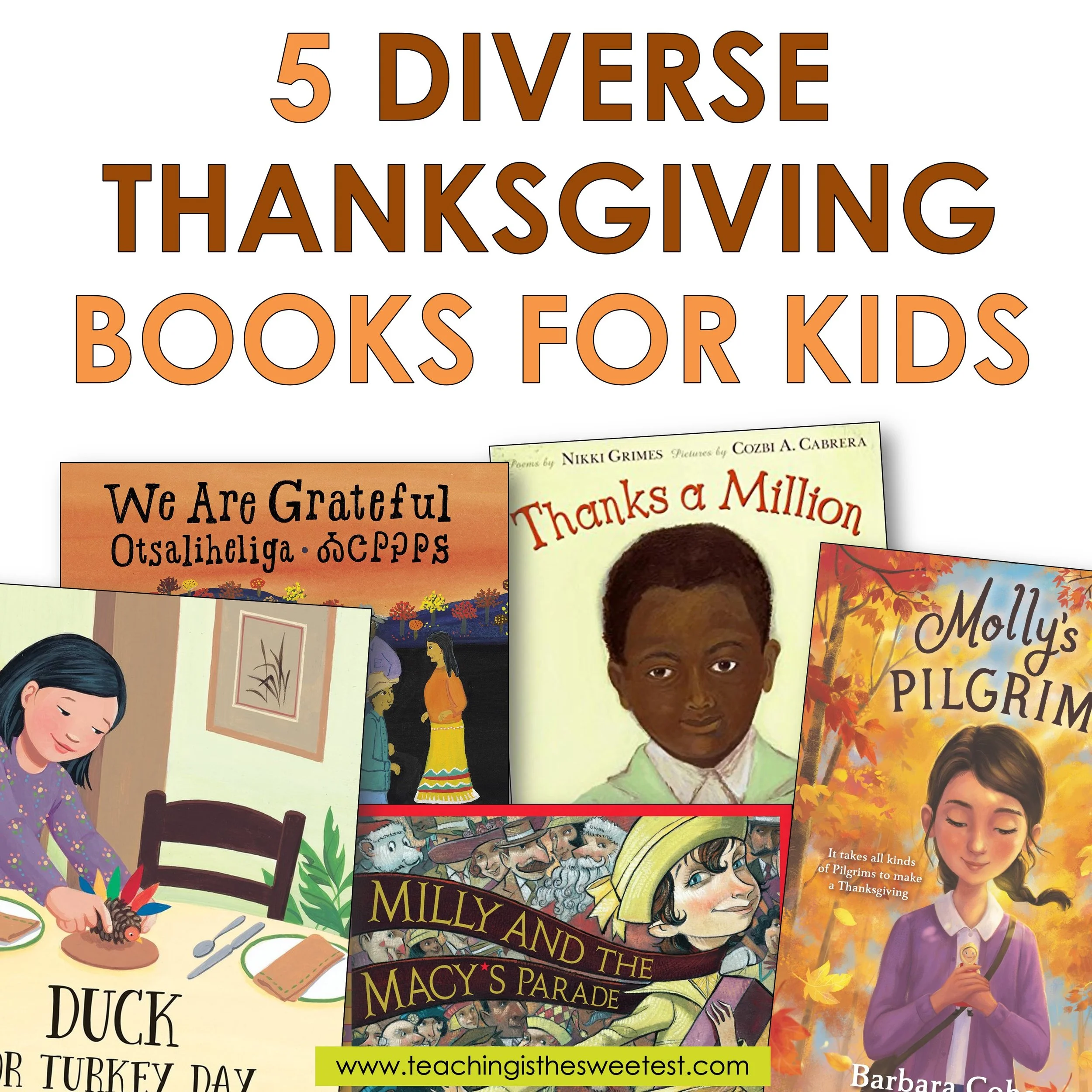 5 Diverse Thanksgiving Books for Kids