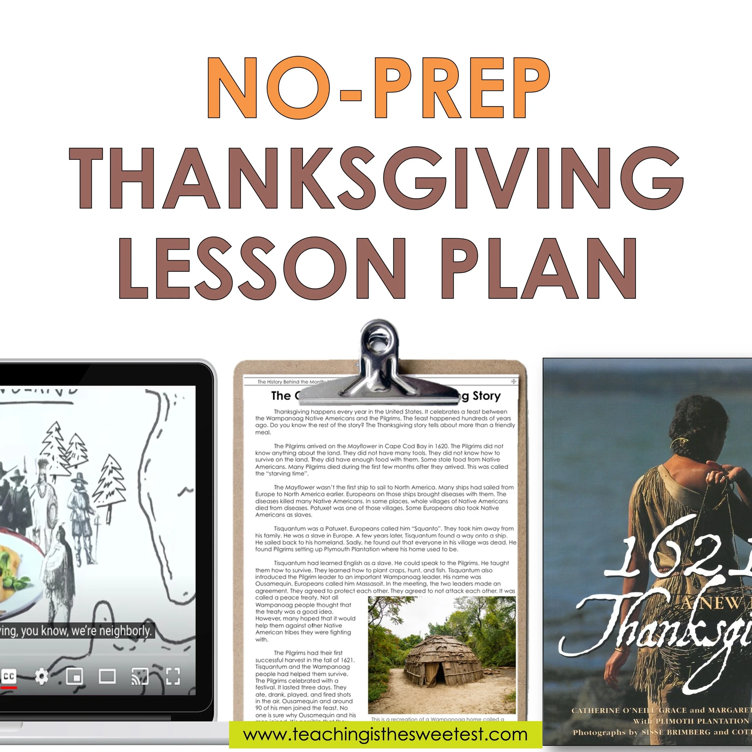 No-Prep Thanksgiving Lesson Plan